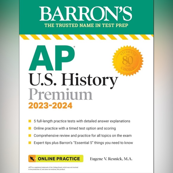 SEALED Barons AP US History review book - Picture 7 of 8